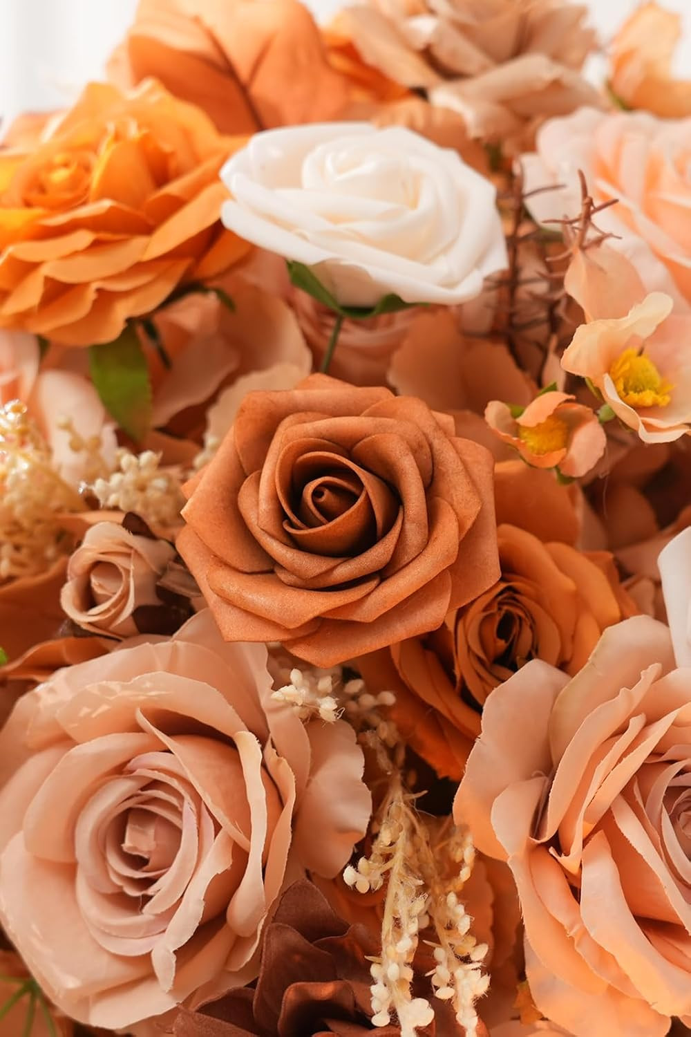2Pcs 15” Autumn Artificial Flower Centerpieces for Weddings & Parties