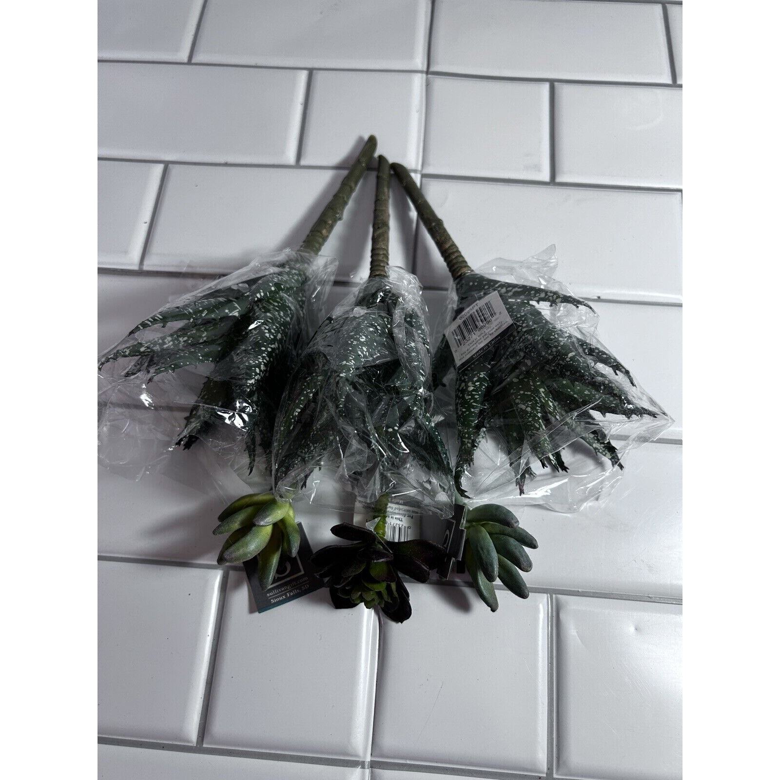 6 Various Artificial Succulents Faux Succulent Plants Home Garden Decor