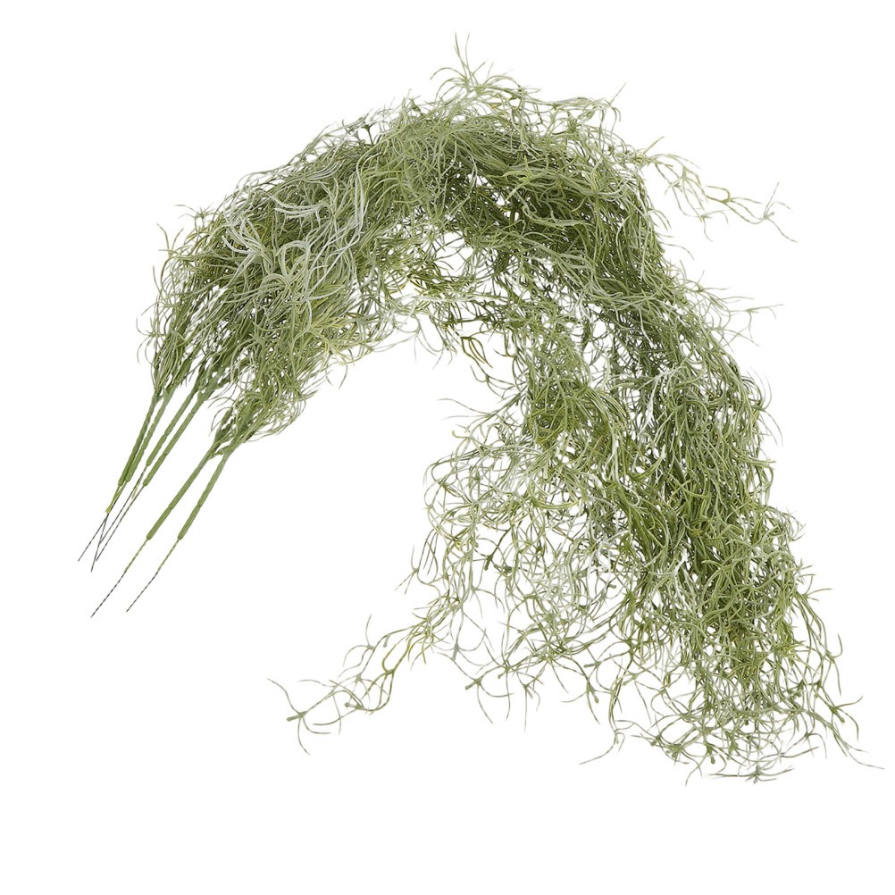 6 Pcs Artificial Vine Decoration Home Moss Faux Living Wall Hanging Garland
