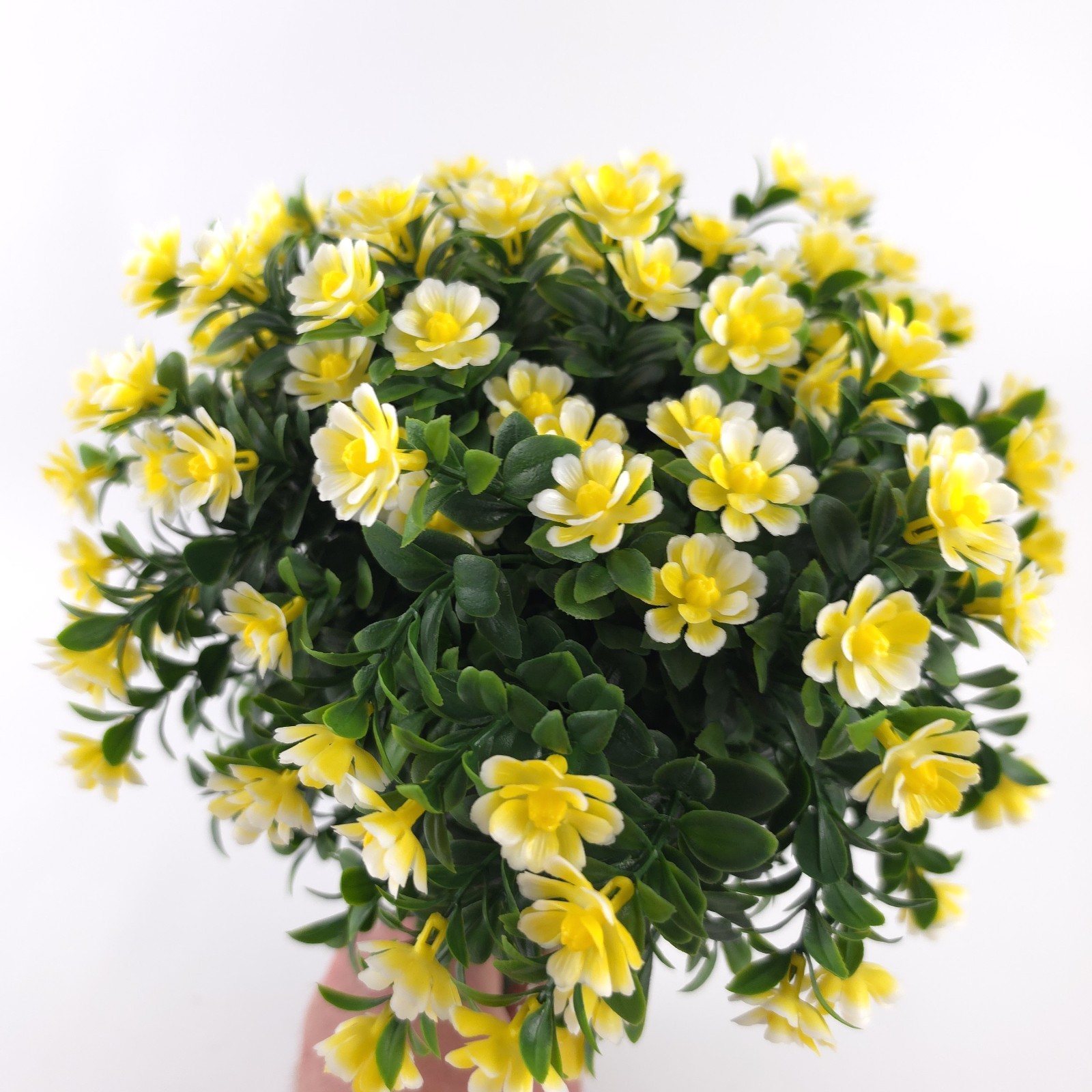 Wicker Park 11″ Faux Wildflower Urn Filler Yellow