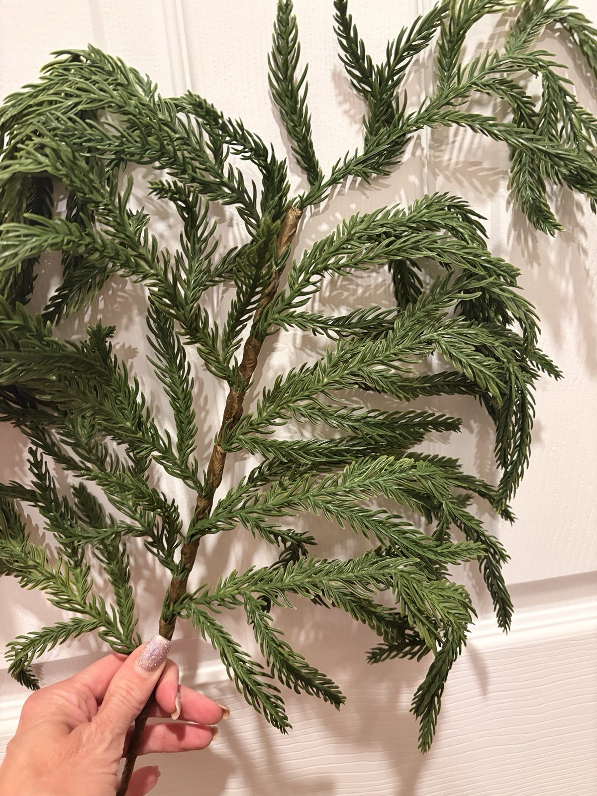 2 X My Texas House Real Touch Artificial Pine Picks (3 Pack) Christmas Tree NEW