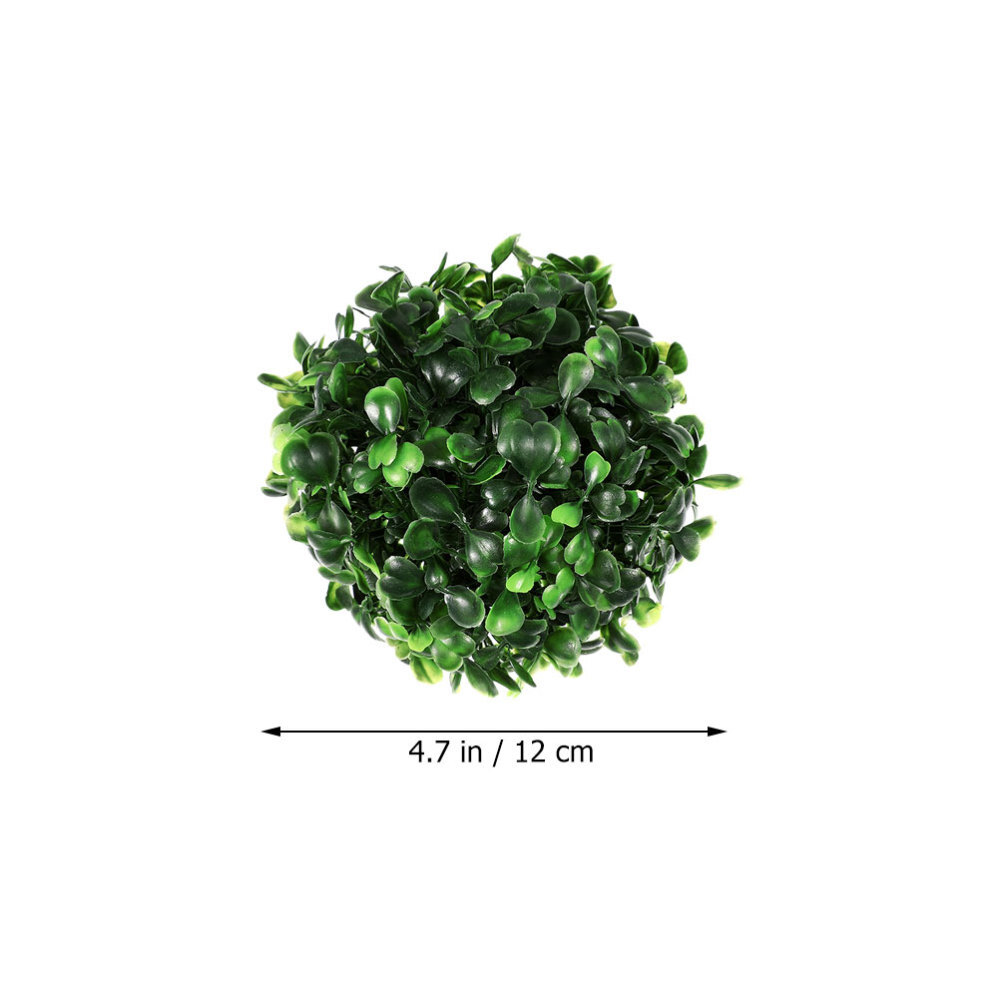 5PCS Simulation Plant Topiary Balls Decorative Ceiling Ornament Fake Plant Balls