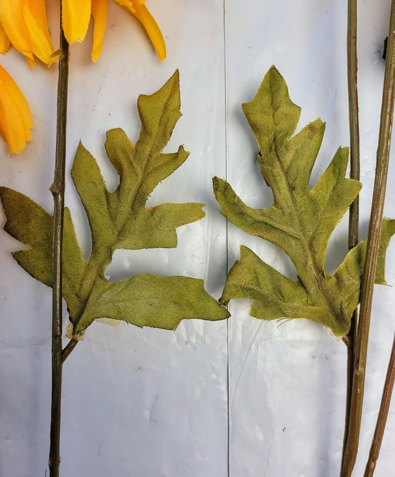14 Ashland Faux Flowers Yellow Sunflower Lot Stems Picks Craft DIY Fall Harvest