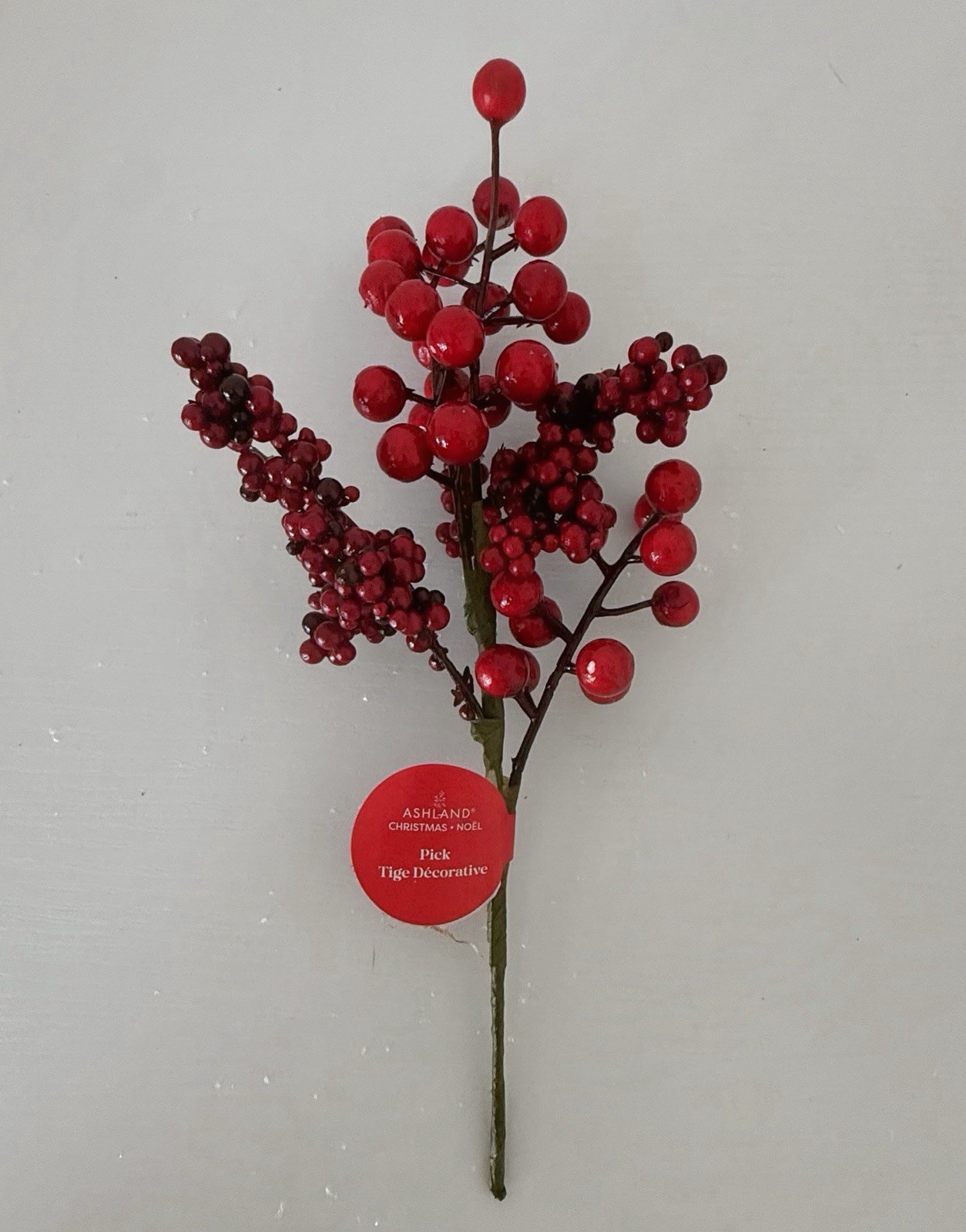 Lot of 6 Ashland Christmas Frosted Red Berry Picks Holiday Tree Wreath Decor New