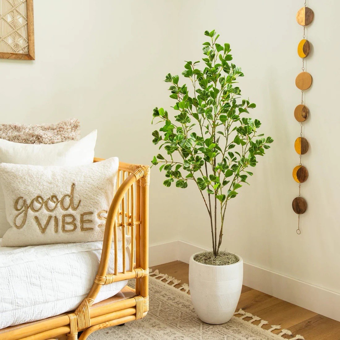4′ Artificial Heart Shaped Ficus Leaf Tree