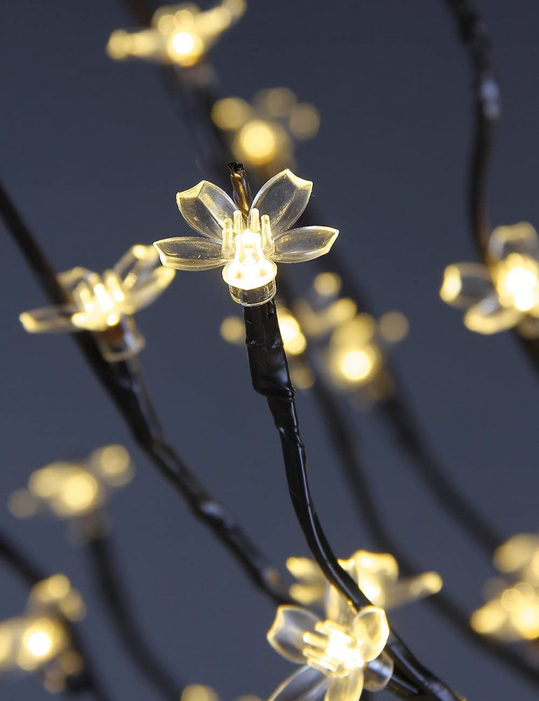 LIGHTSHARE 6.5 feet 208L LED Lighted Cherry Blossom Tree, Warm White,…