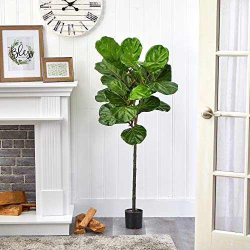 52in. Fiddle Leaf Artificial Tree
