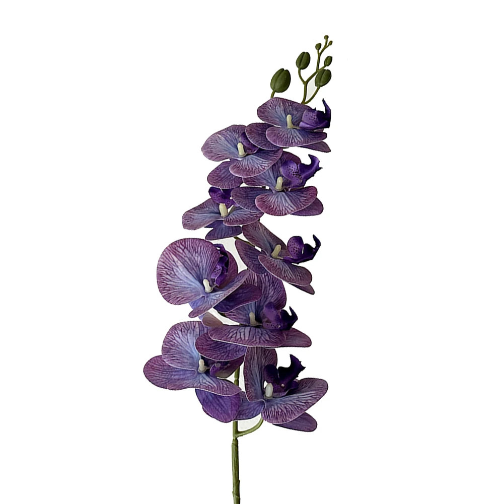 98Cm Long Phalaenopsis Artificial Flower Soft PVC Flowers Long-Lasting Beauty Re