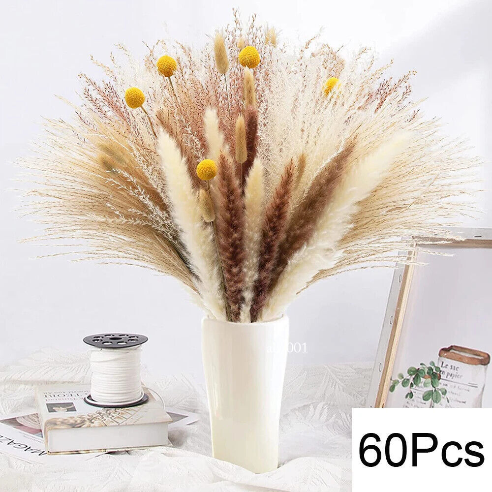 Grass Decor Home Decor Bouquet Natural Fluffy Dried Flowers for Wedding Floral