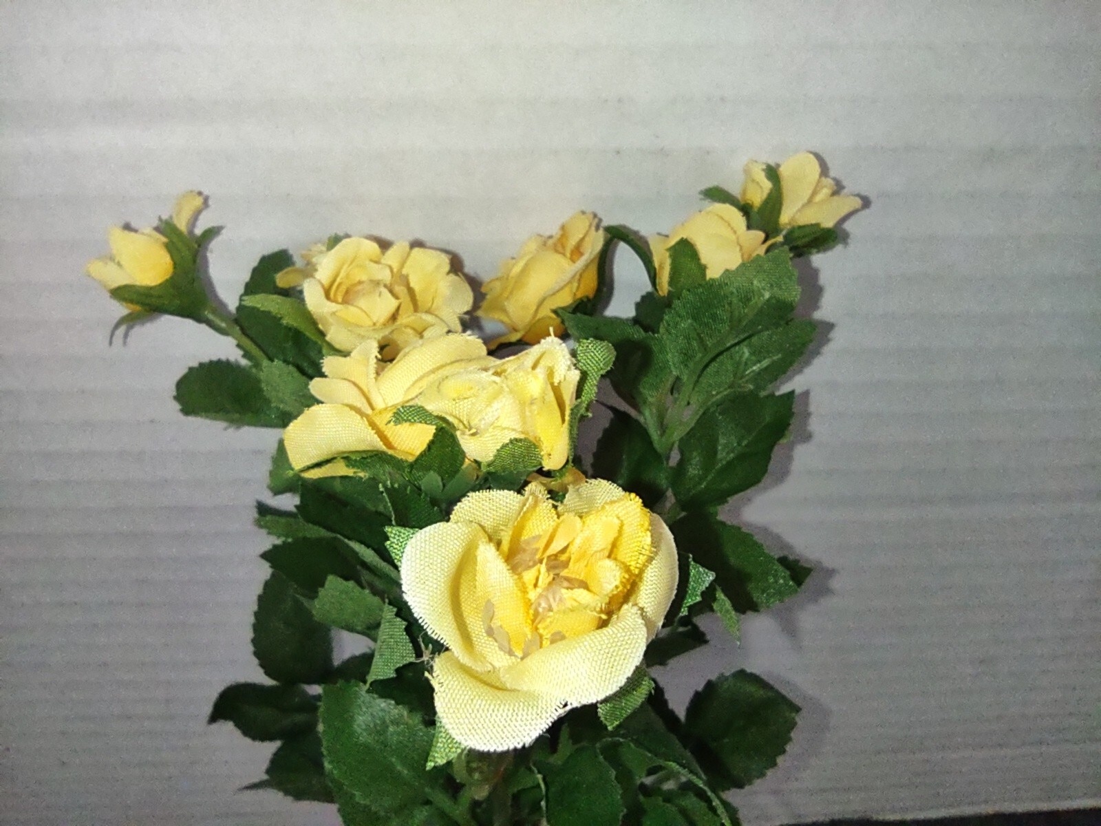 Mini rose bush arrangement silk flower arrangements