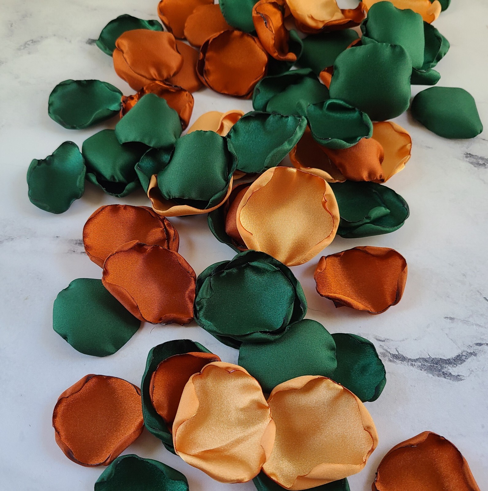 Emerald Rose Petals Terracotta Fall Wedding Decor Centerpiece Proposal Props