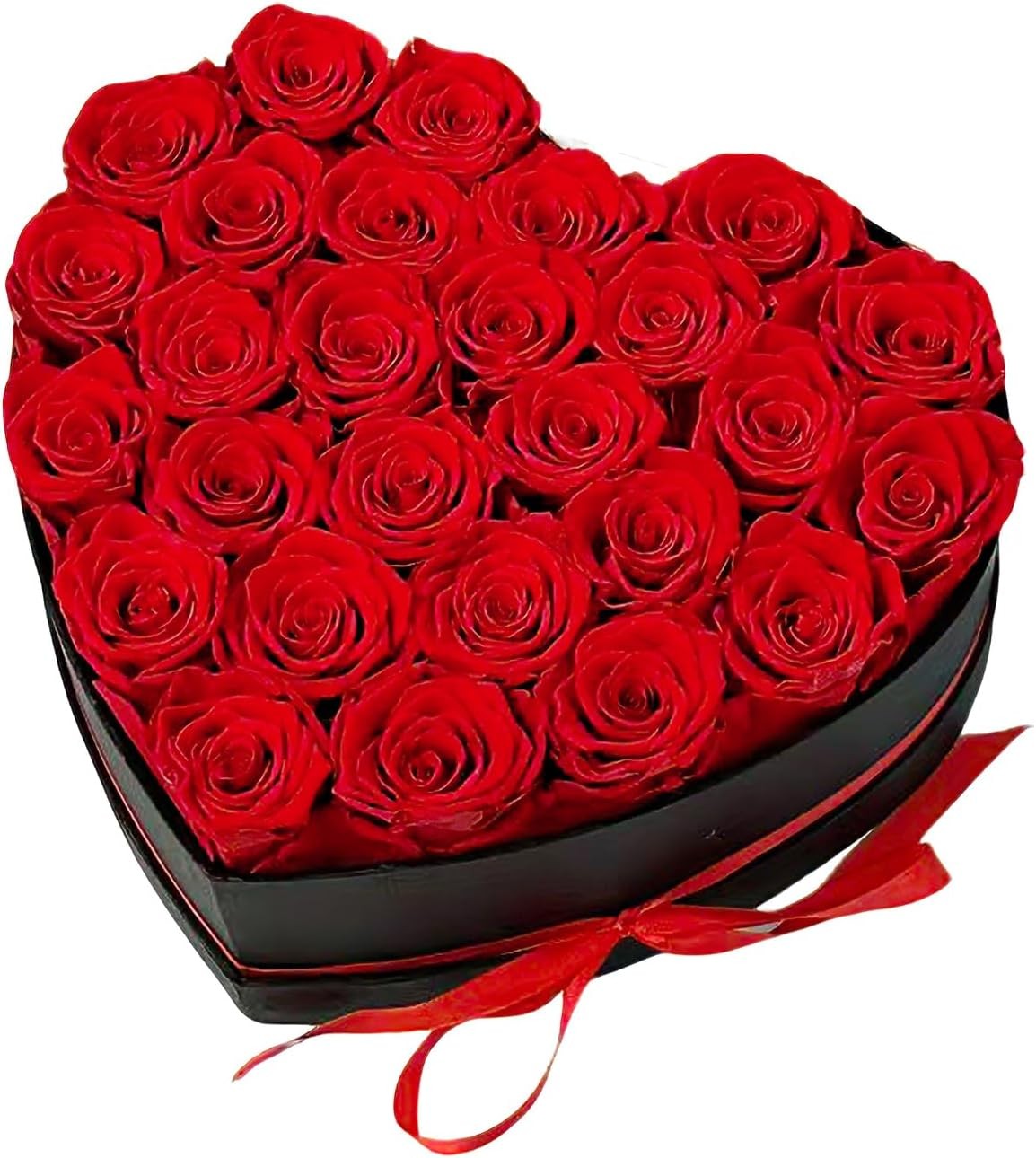 Preserved Roses Heart Shape Box Valentines Day Gifts for Her Mothers Day Forever