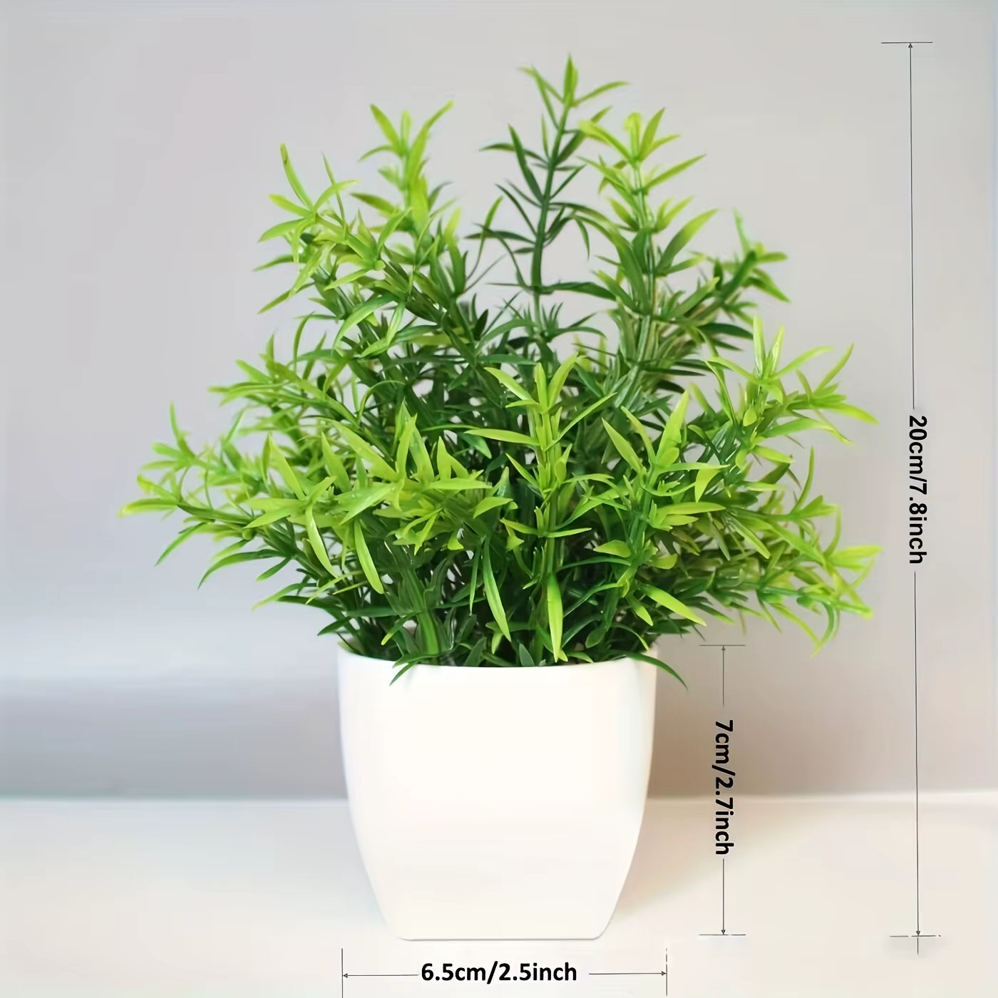 1PCS Artificial Potted Plant Scene Desktop Home Office Shelf Decor Tabletop Land
