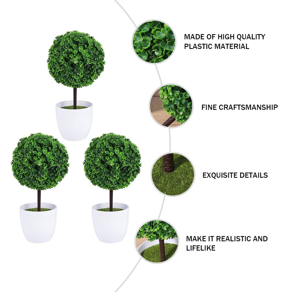 Potted Fake Plants Desktop Potted Plants Artificial Greenery Plants