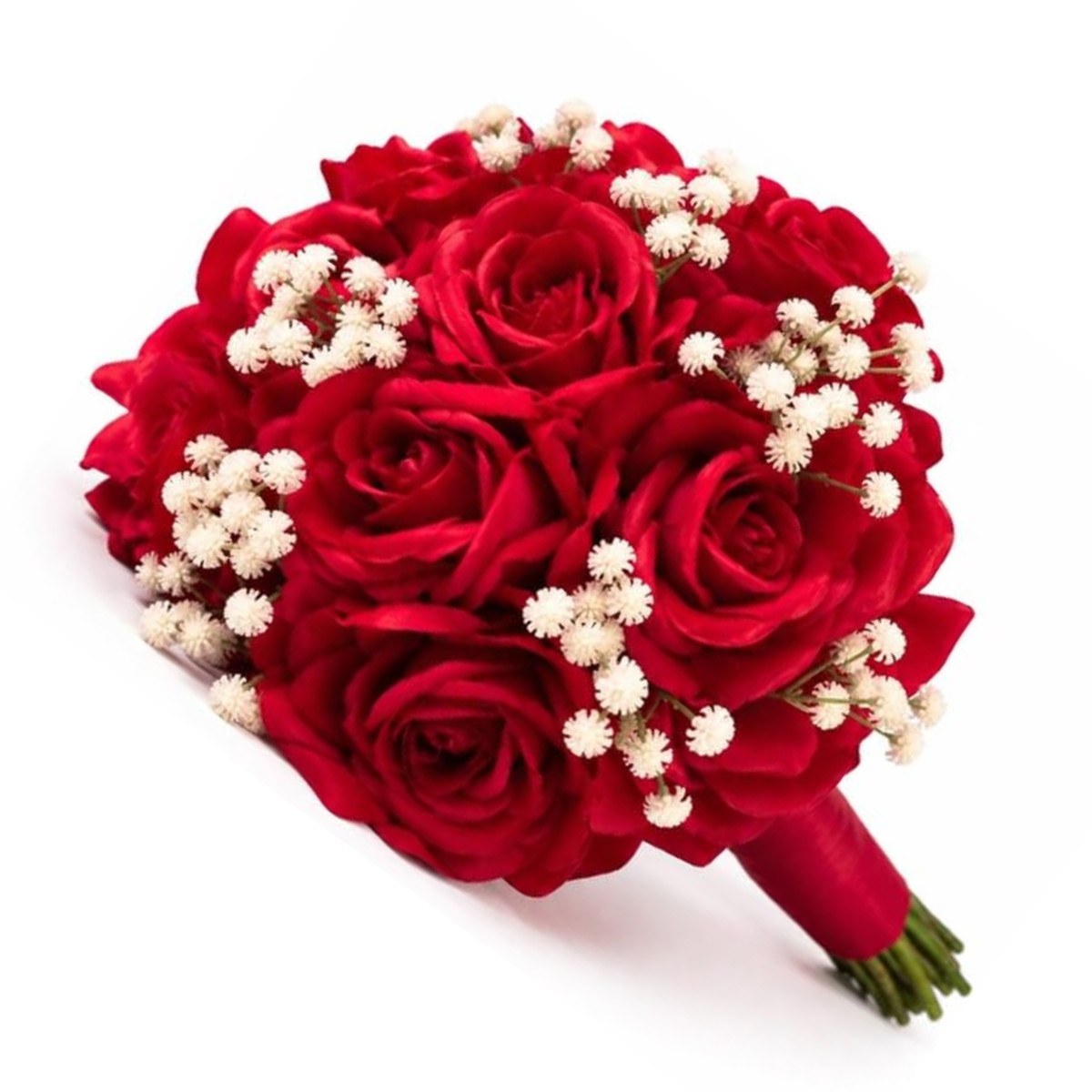 Artificial Flower Ball Centerpiece Red Rose Wedding Party Table Decor 2-PACK