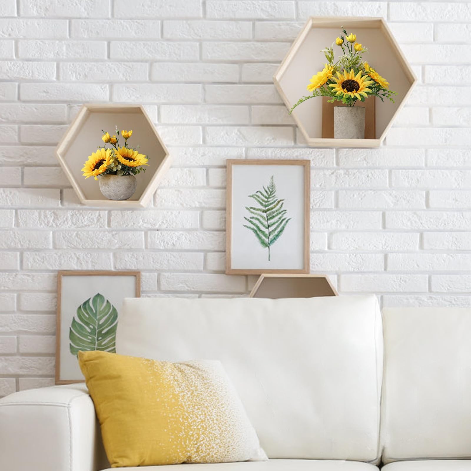 Leftover Sunflower Artificial Flowers Pot,Sunflower Decor,Flower Centerpieces…