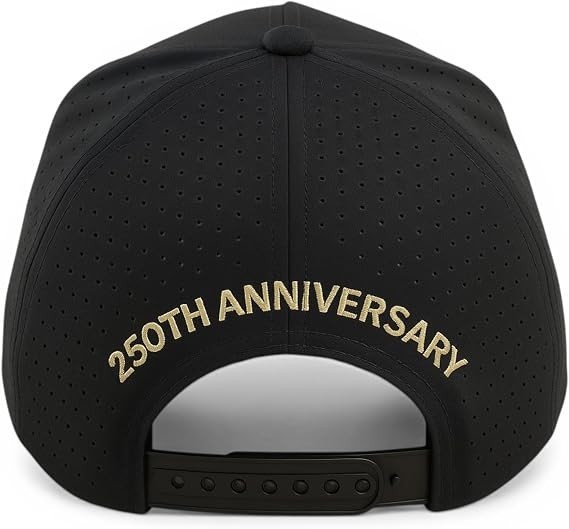 250th Anniversary USA Adjustable American Baseball Cap One Size Black Black 1
