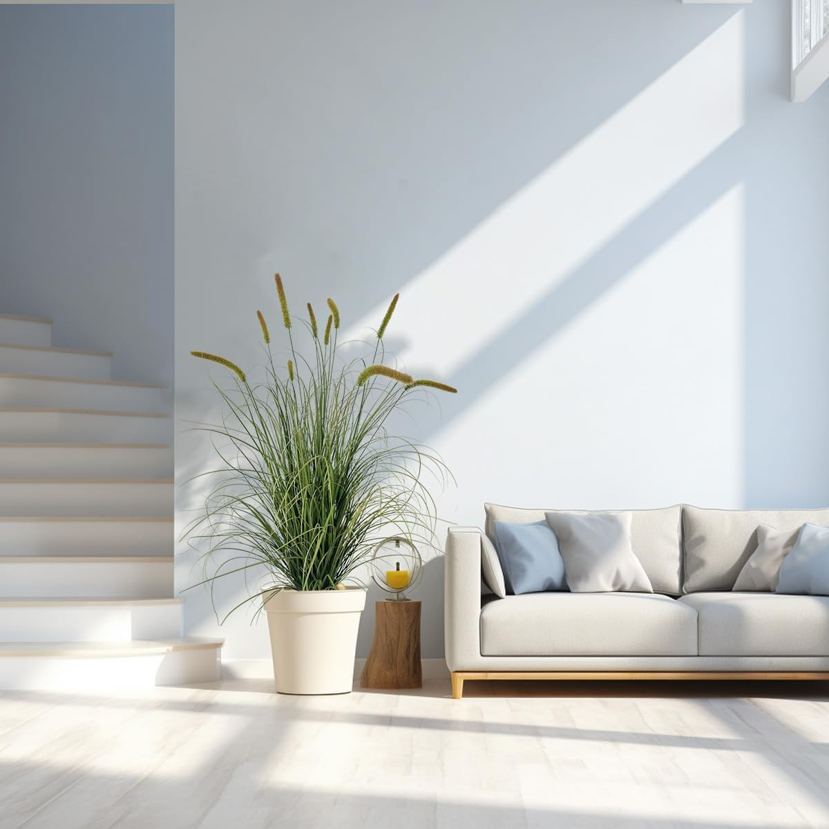 5Ft Tall Faux Grass Plant – 2 Pack Indoor Decorative Artificial Plants