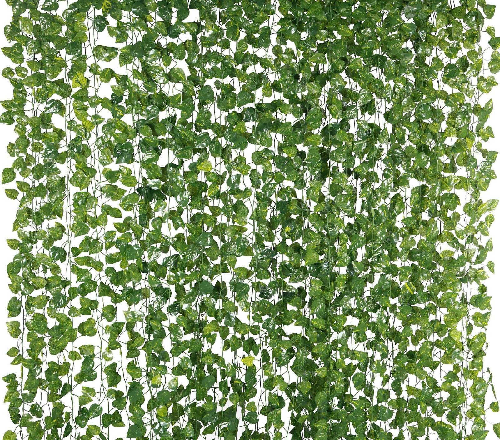 78FT 12 Pack Silk Ivy Vines Leaf Garland – Fake Foliage for Home, Garden, Weddin