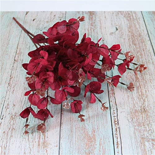 3 Pcs Artificial Eucalyptus Leaves Stems 19 in Faux Eucalyptus Branches for Vase