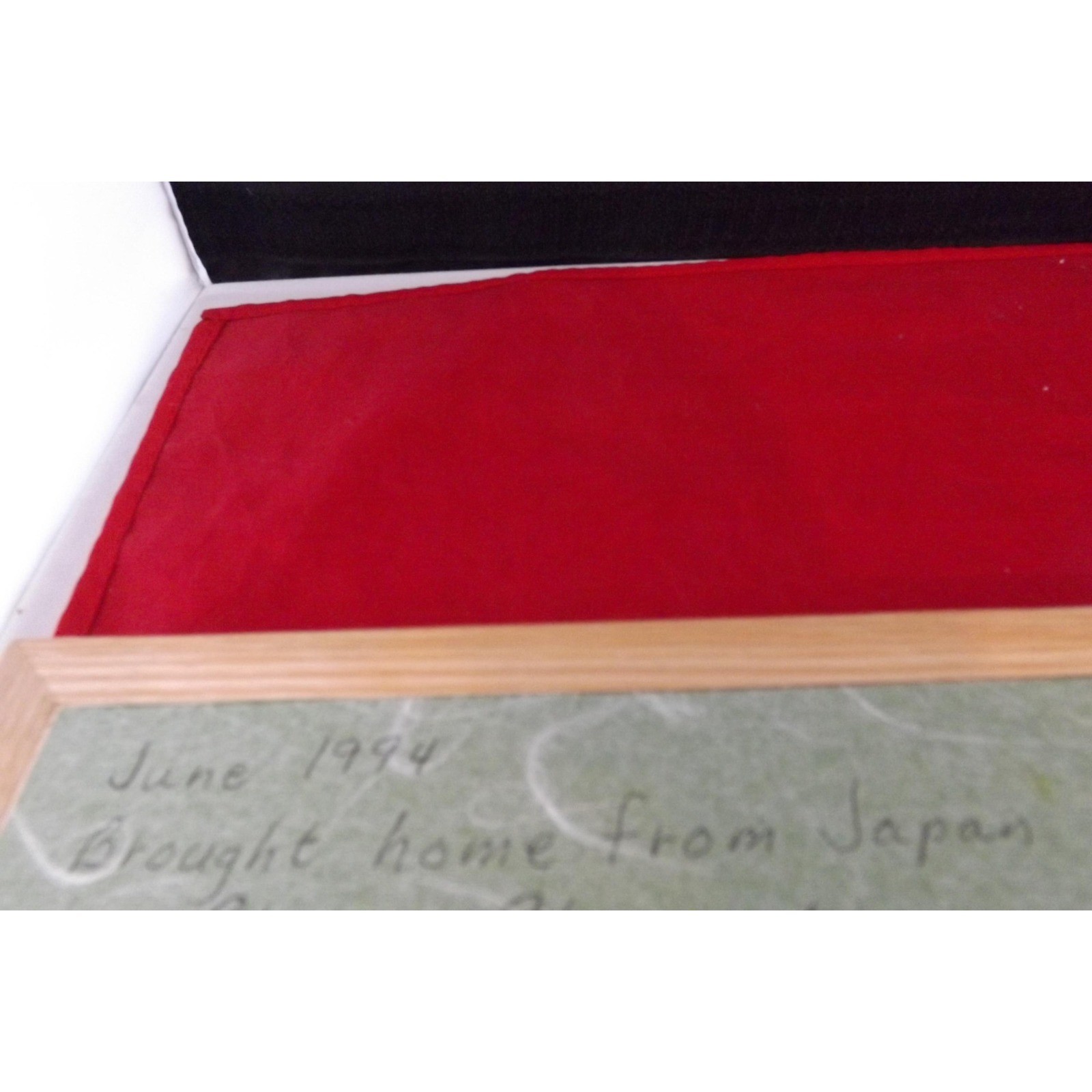Asian Floral Wood Art Wood Inlay Framed Flower Design From Japan – Cottagecore