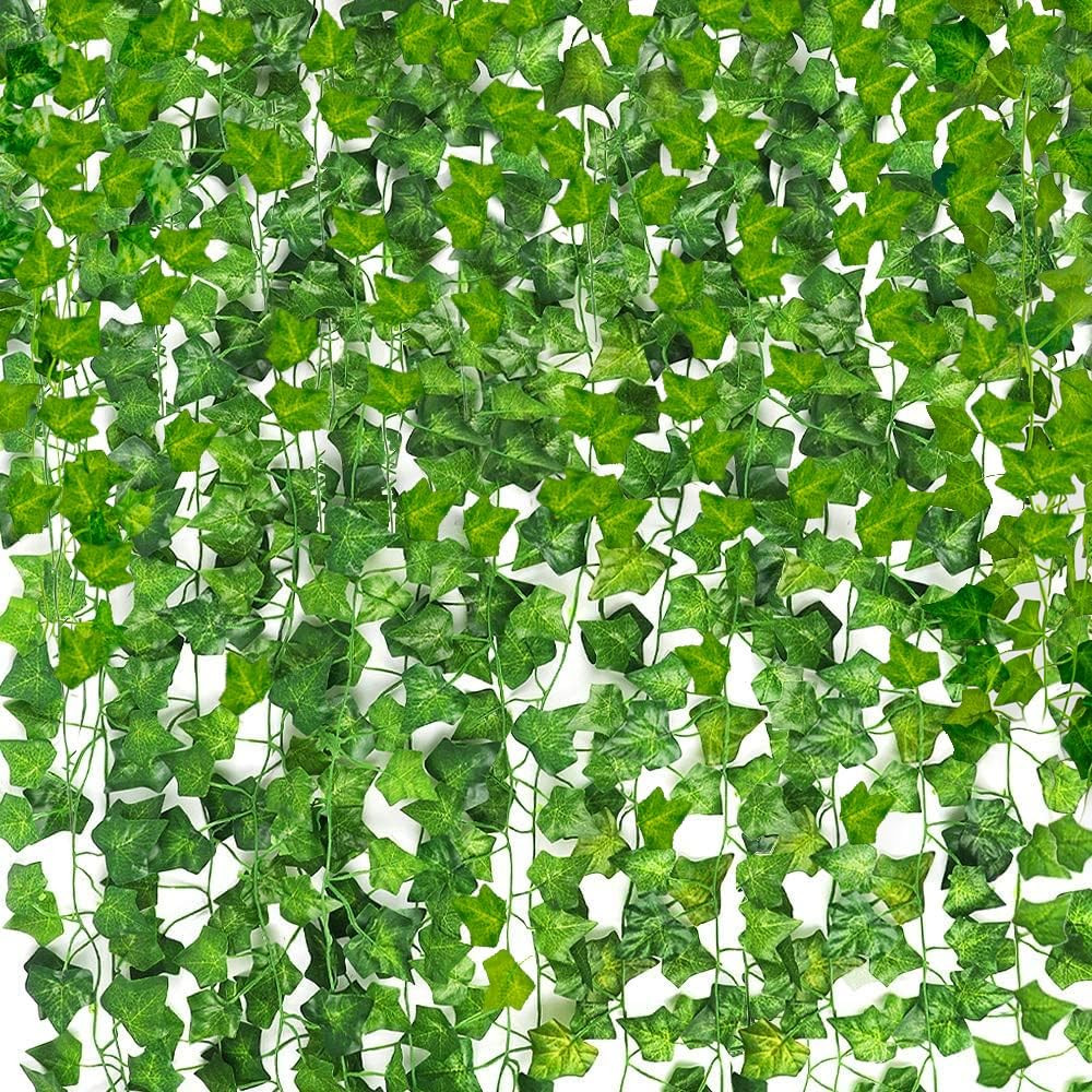 36 Pack 236 Feet Artificial Vines for Bedroom, Fake Ivy for Room Wedding Decor,