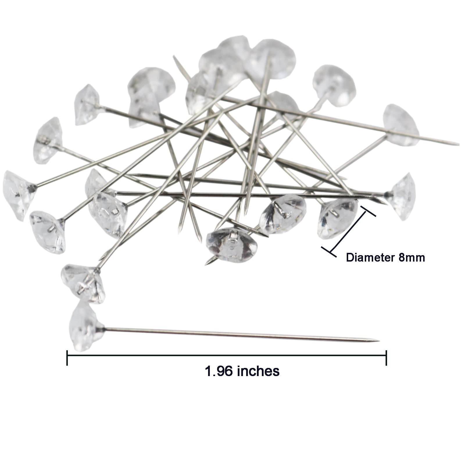 4 PCS Foam Floral Handle Bouquet Holder 100 Pins Faux Flower Wedding Decor