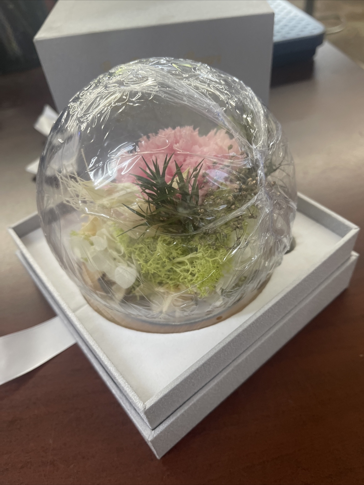 REAL FLOWERS PRESERVED CARNATION Gifts for Women Wife Sister
