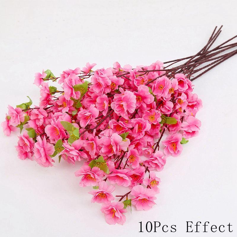 Sakura Artificial Flower Bouquet Wedding Party Table Vase Home Decor!