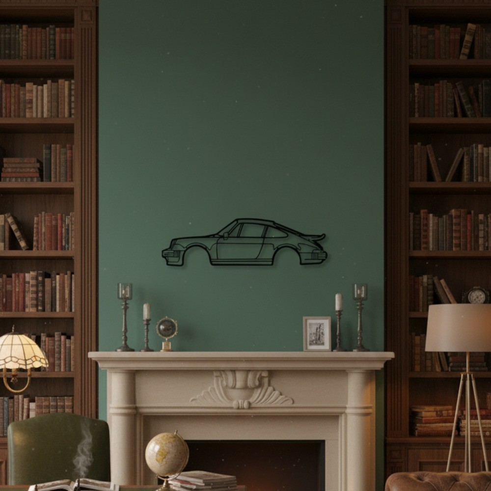 Vintage Metal Wire Sports Car Wall Art – Man Cave Garage Living Room Decor Gift