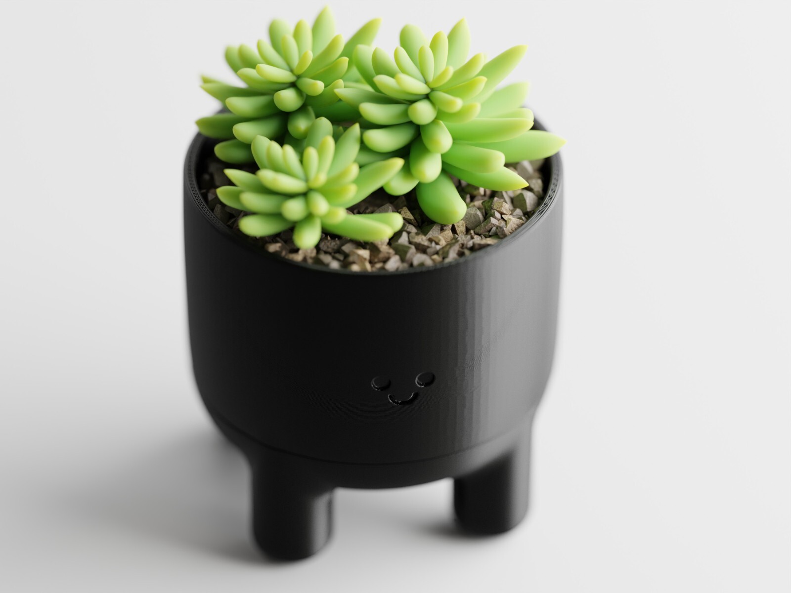Smooth Planter Melo ———Black
