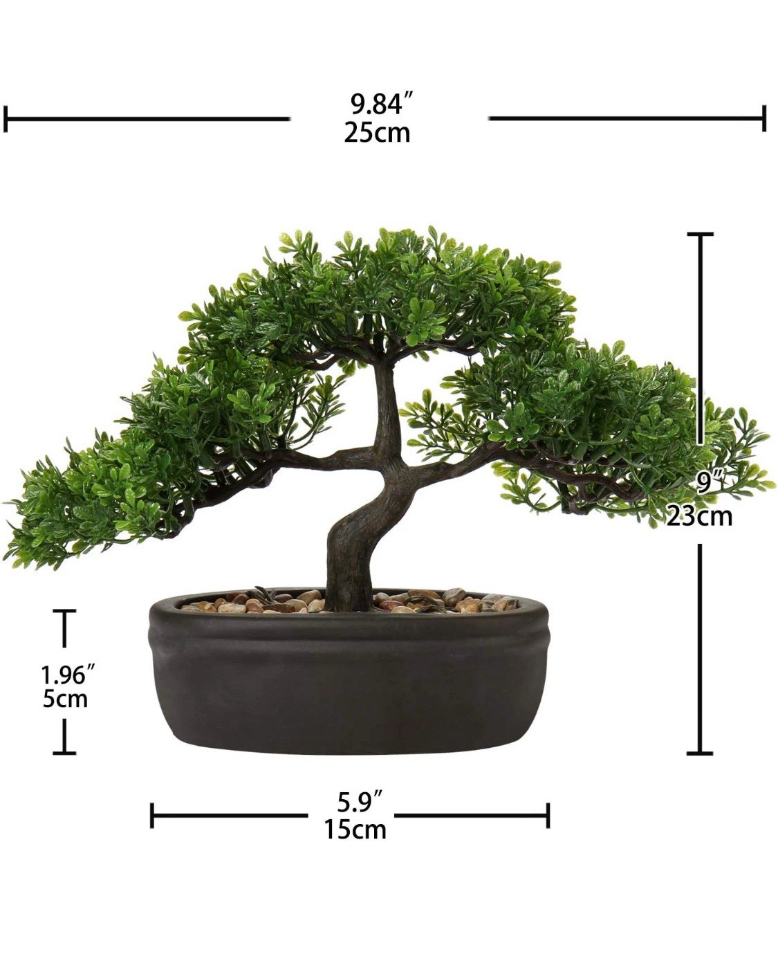 Artificial Tree Juniper Faux Plants Indoor Small Fake plant bonsai