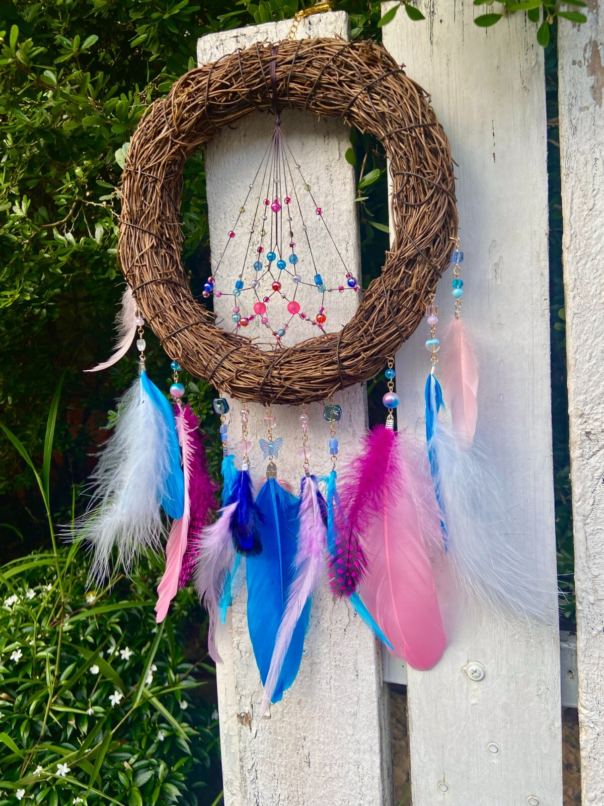 Large bird’s nest dream catcher, Unique dream catcher, Mystical Bird Nest Dream