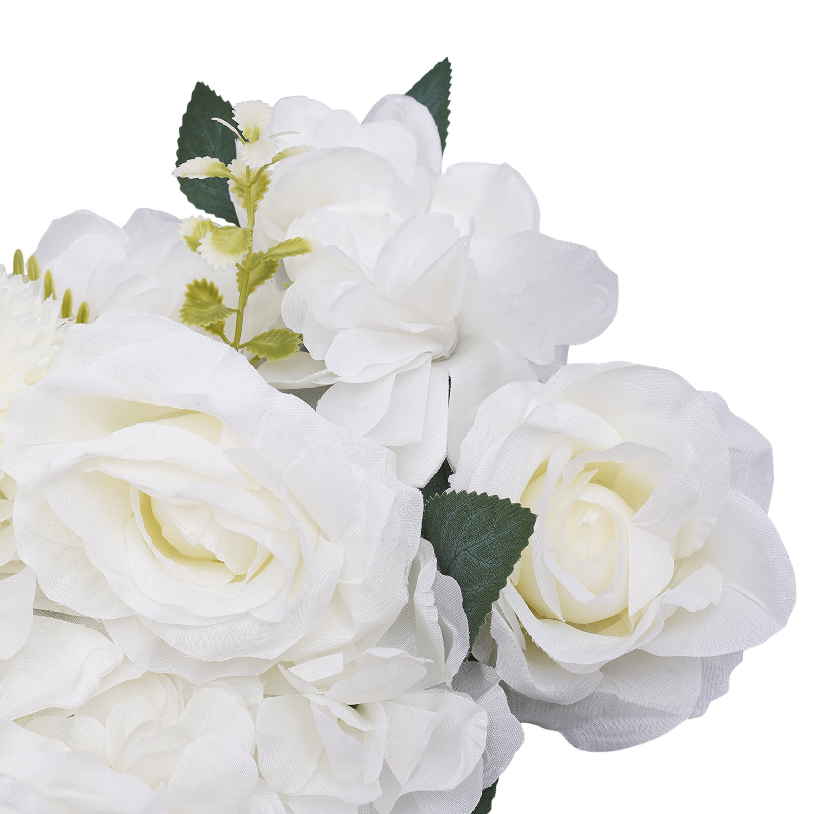 10* White Wedding Dining Table Artificial Silk Rose Flower Centerpieces 52*28cm
