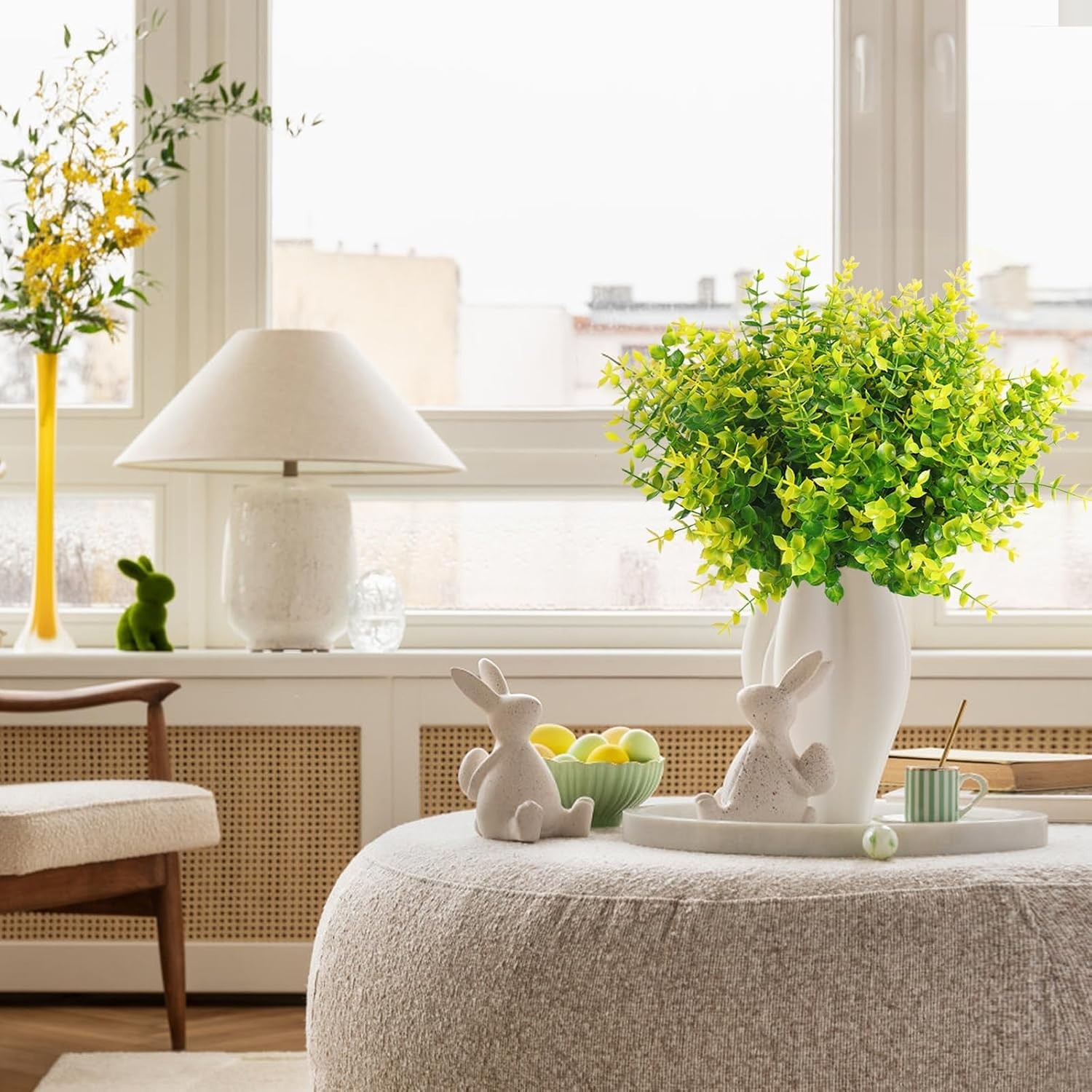 Vibrant 8Pcs Artificial Boxwood Plants – Perfect for Effortless Home Styling