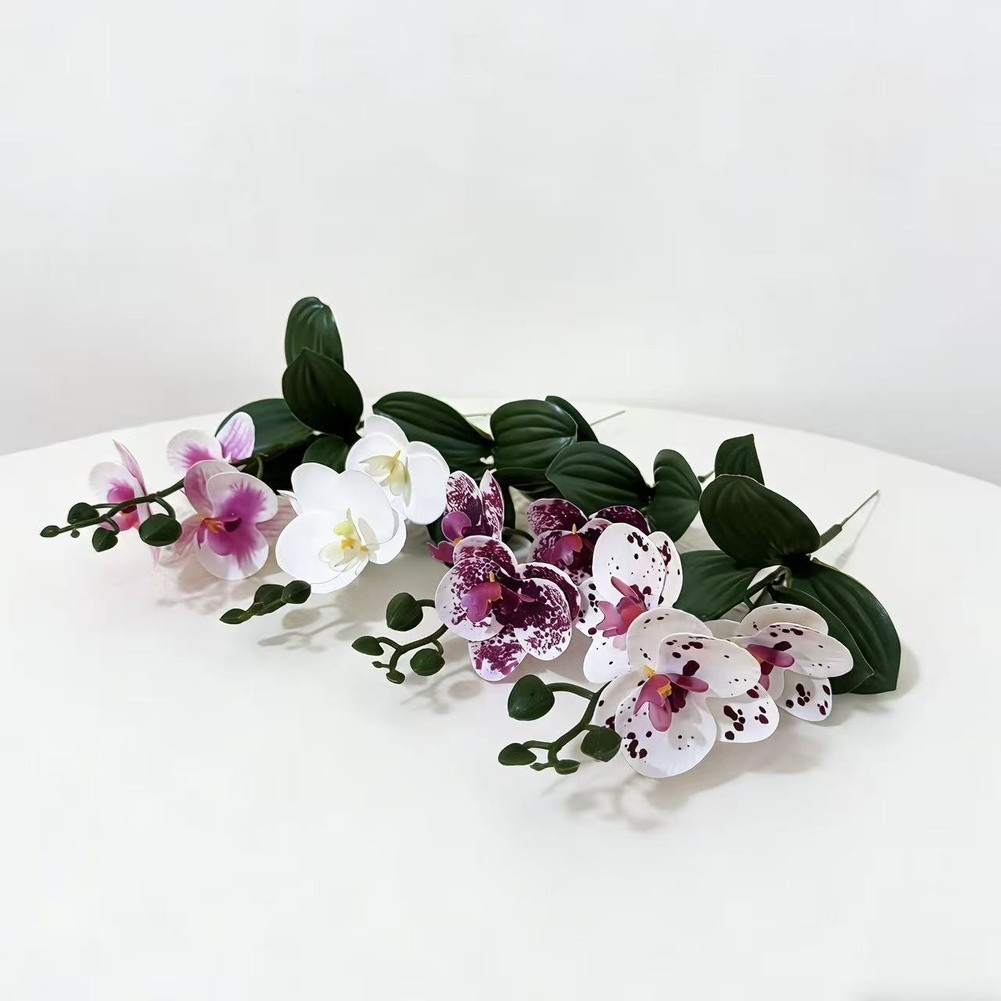 Artificial Flower 3D Orchid Bouquet 3D Printed Design Lifelike Butterfly Orchid