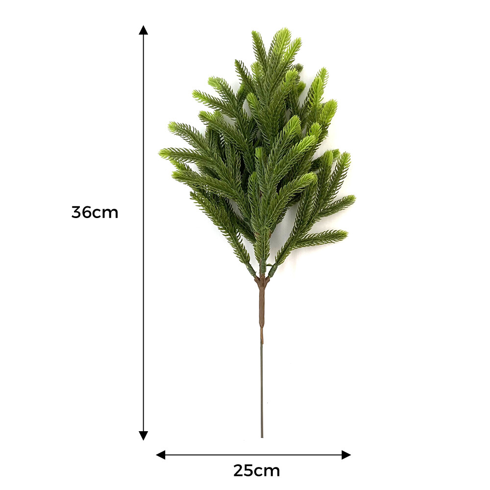 Artificial Pine Needles Branches 36/40/50cm Christmas Wedding Stage Office Decor