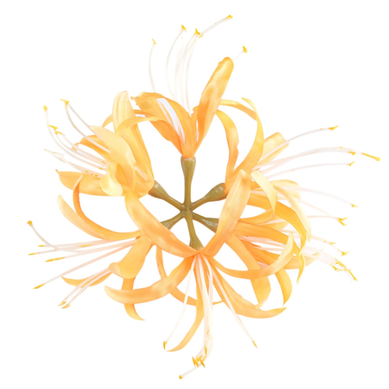 5 Pcs Spider Lily Artificial Flower Heads Real Touch,Stemless Faux Spider Lil…