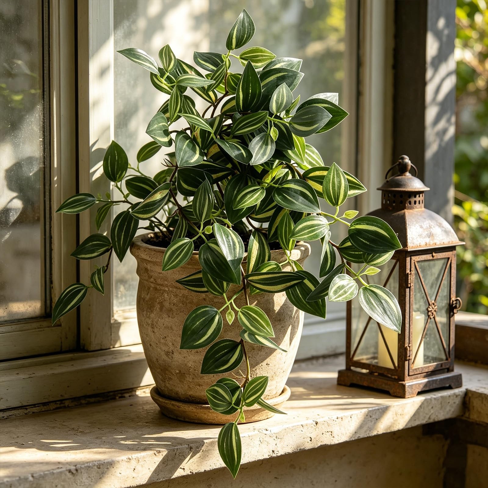 2 Pcs Artificial Ivy Plant, 18″ Faux Hanging Greenery DIY Faux Hanging Pothos…