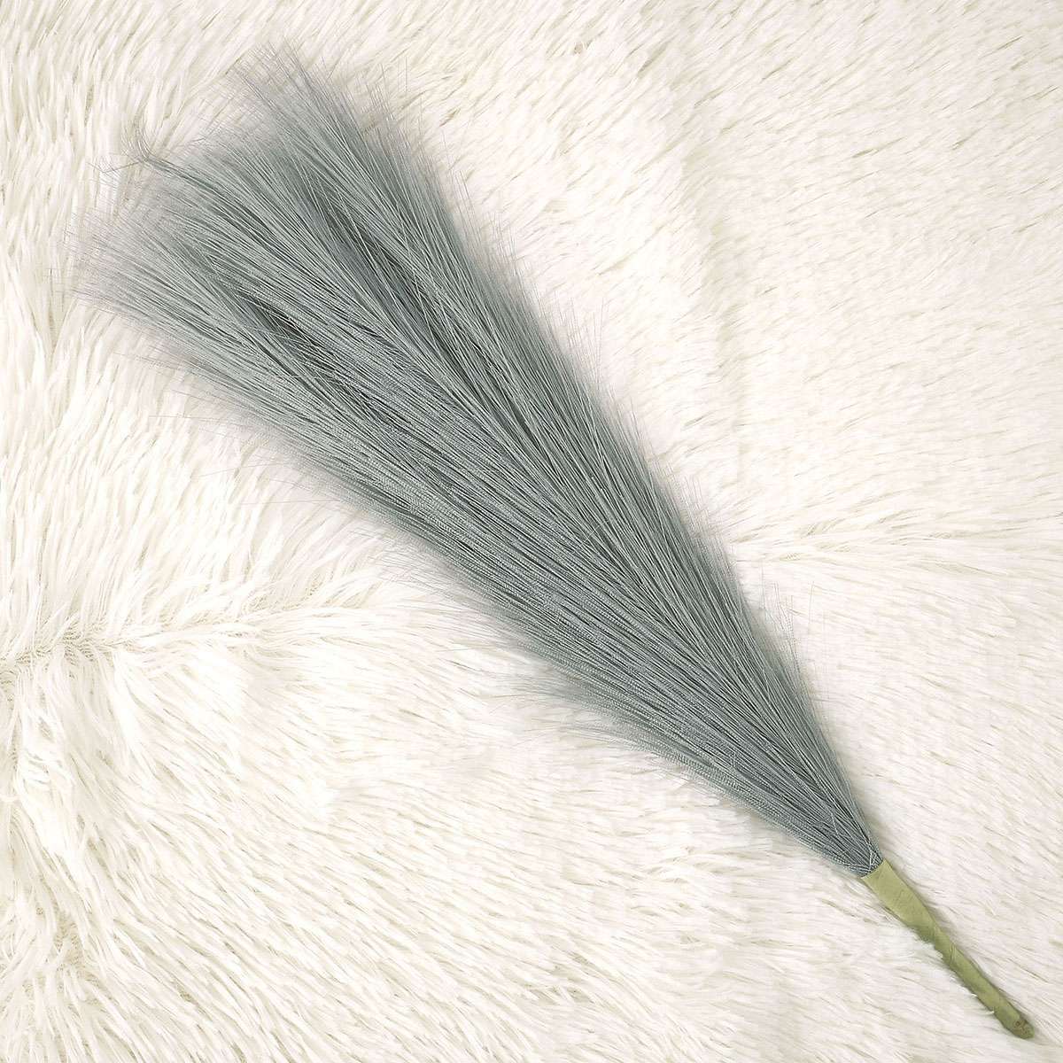 7 Stems Faux Pampas Grass Small Vase Decor Flurry Pompous Grass Boho Home Decor