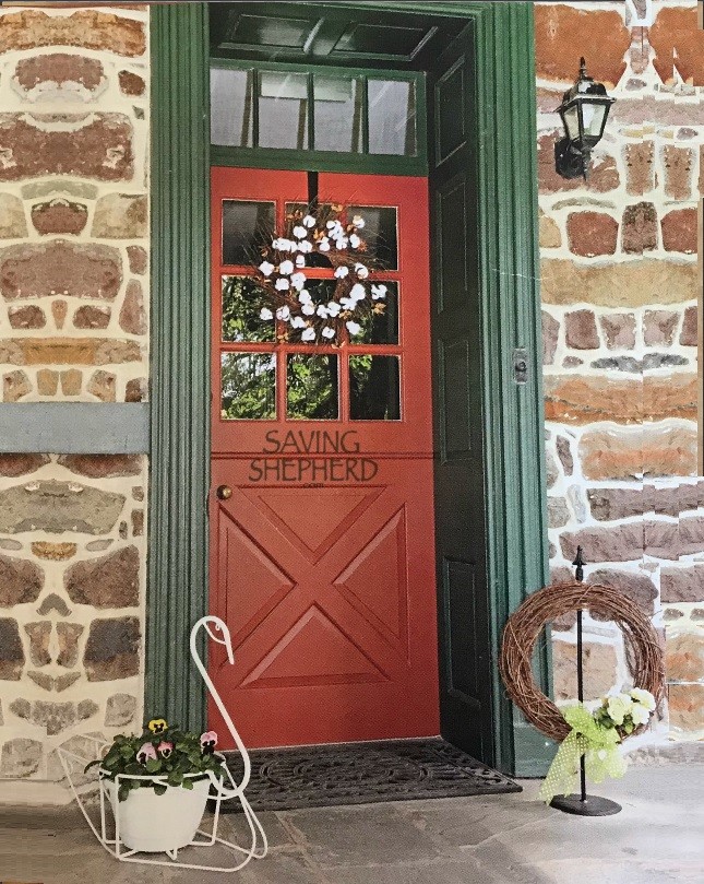WREATH HOOK STAND – 30″ Free Standing Wrought Iron Holder Country Star Amish USA