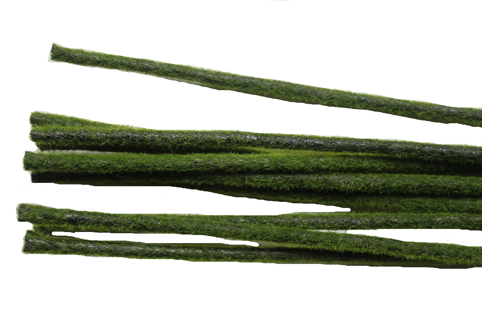 10 x THICK MOSS STICKS, STEMS – 100CM – WIRED, BENDABLE, ARTIFICIAL, FAKE, VASE