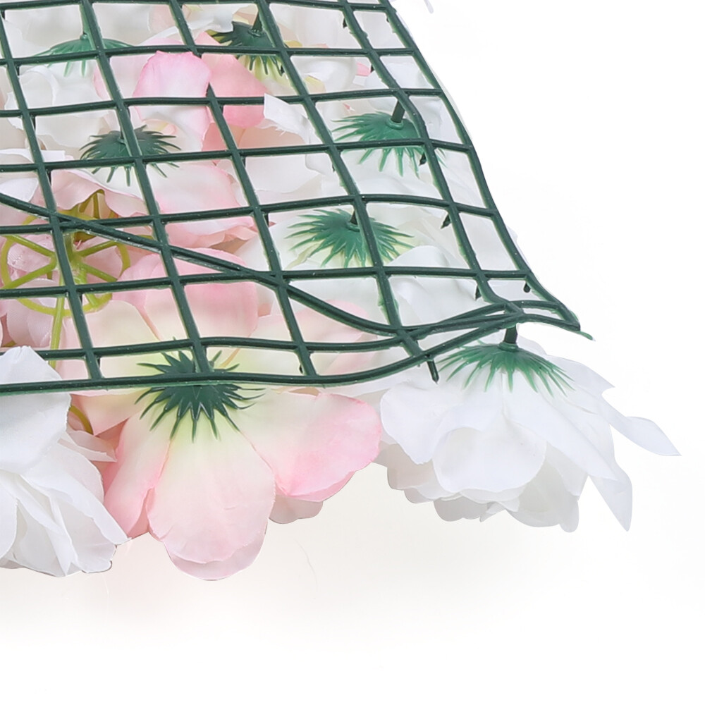 60x40cm Silk Rose Artificial Flower Wall Panel Wedding Party Backdrop Decoration