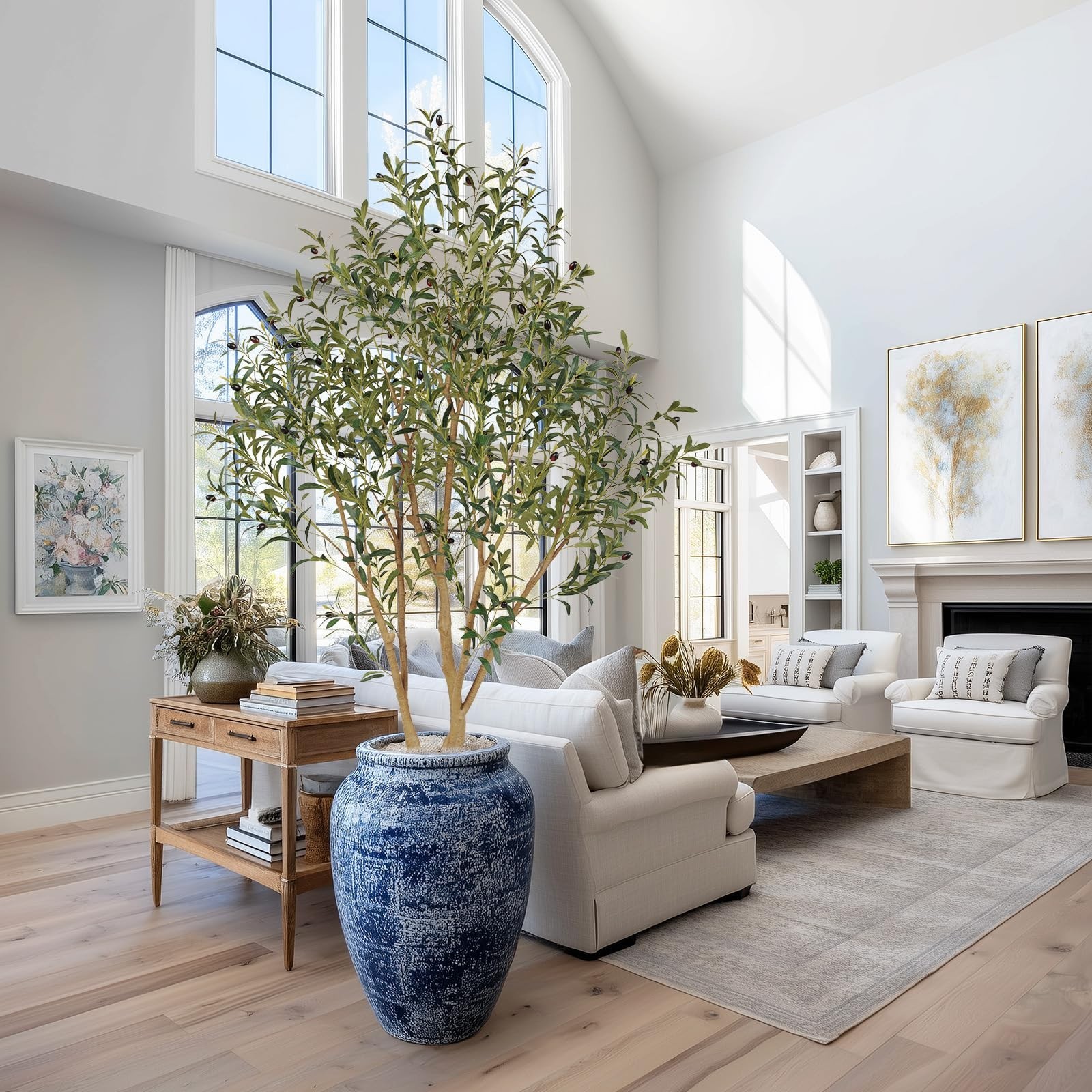 Nafresh Faux Olive Tree 6ft Indoor & Outdoor