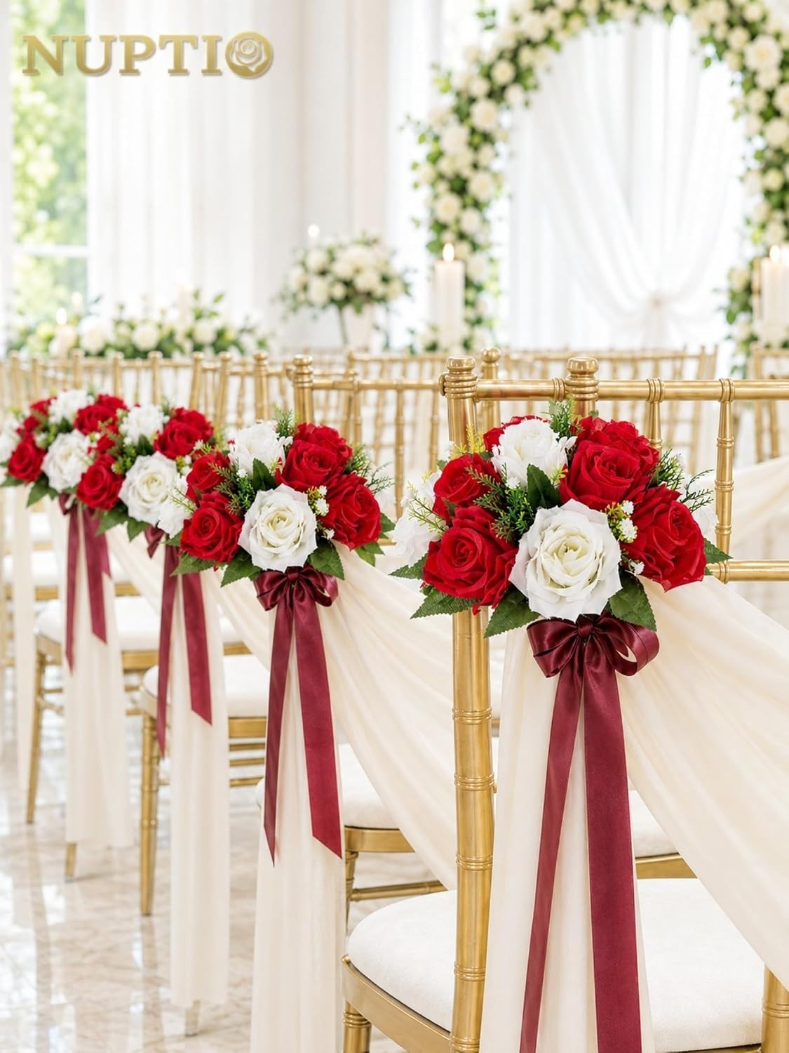 Artificial Flower Balls for Centerpieces – 15 Heads