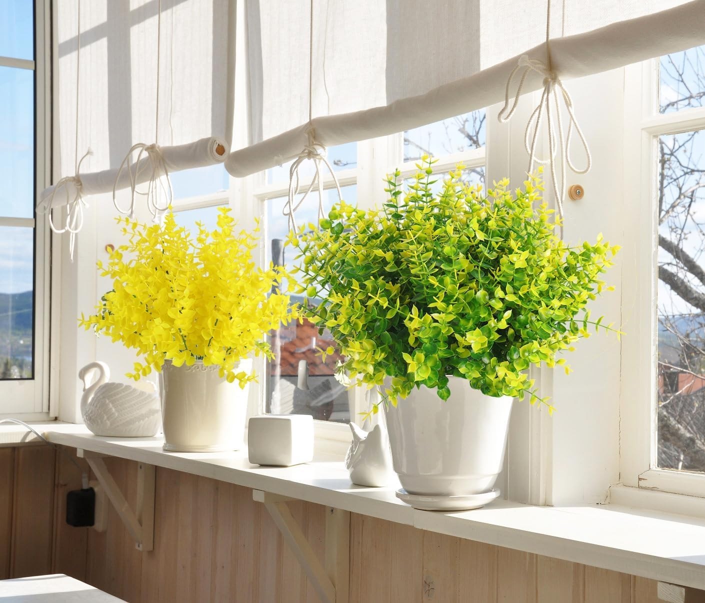 Vibrant 8Pcs Artificial Boxwood Plants – Perfect for Effortless Home Styling