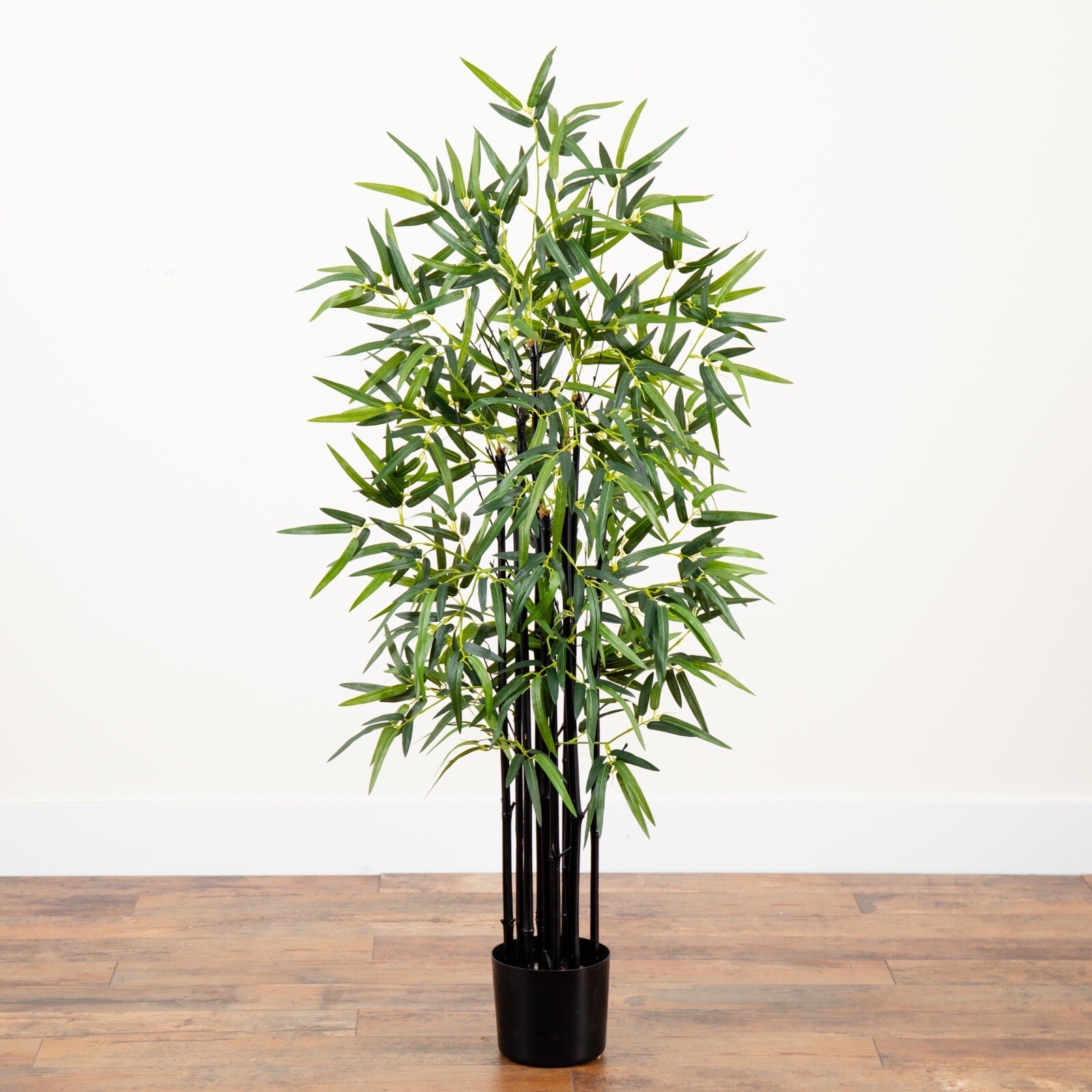 4’ Artificial Black Bamboo Tree w/588 Lvs UV (Indoor/Outdoor). Retail $114