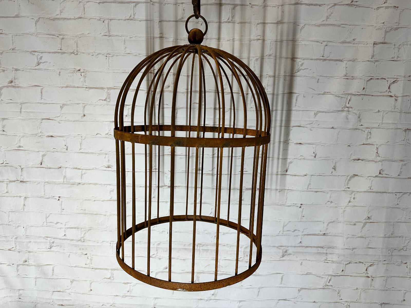 24″ Large Bird Cage Cloche Topiary Flower Trellis Wrought Iron