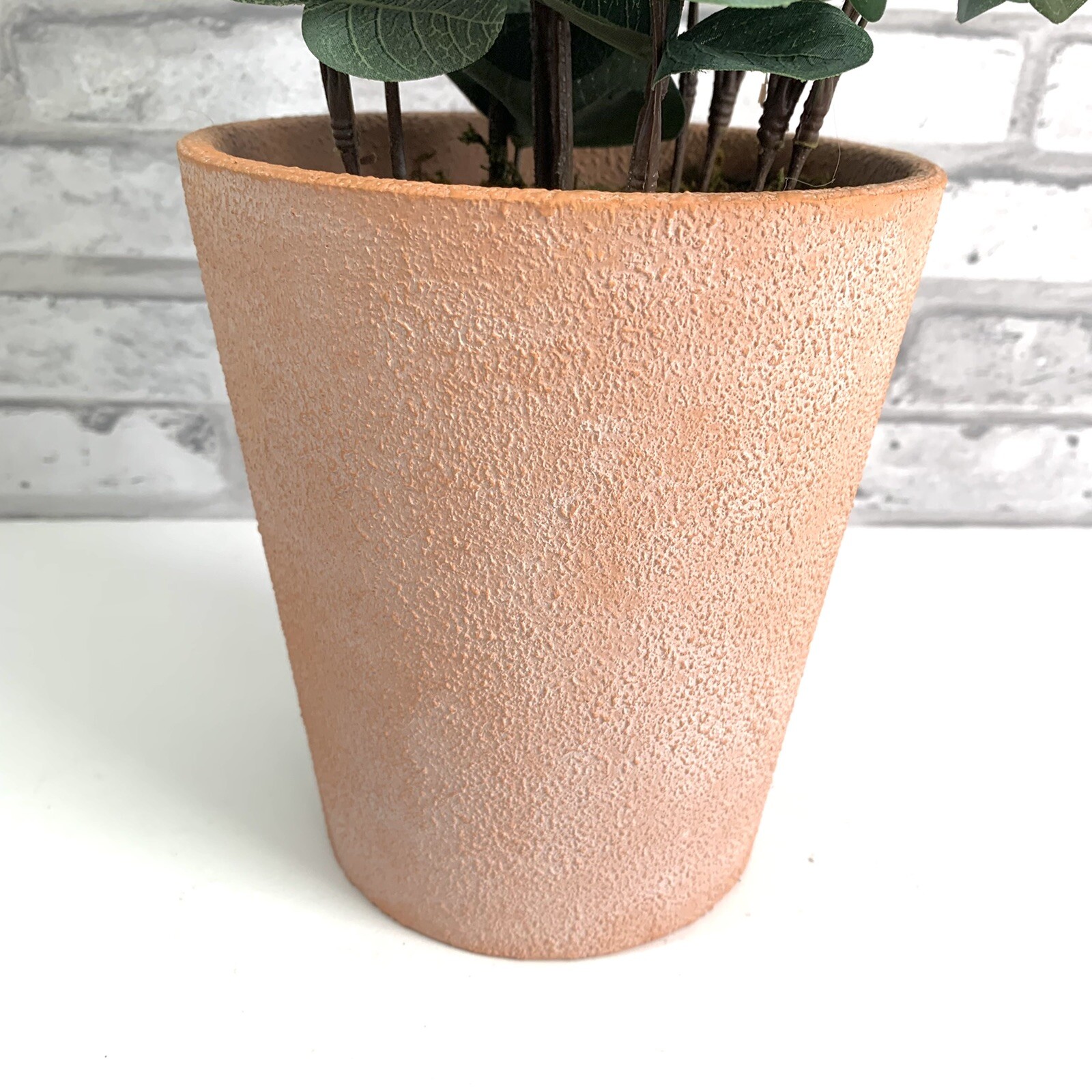 Set of 2 – Hearth & Hand Magnolia Faux Large Eucalyptus 22″ Terracotta Pot Plant