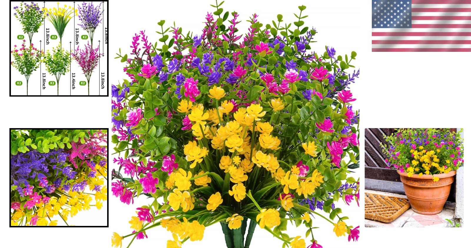 Eco-Friendly Faux Boxwood & Daffodil Mix – 12 Bundles for Indoor/Outdoor Decor